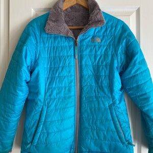 Girl’s Insulated Fur-Lined Reversible Zip-up Coat